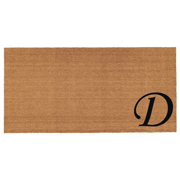 Calloway Mills Urban Chic Monogram Doormat, 30" x 48" (Letter D)