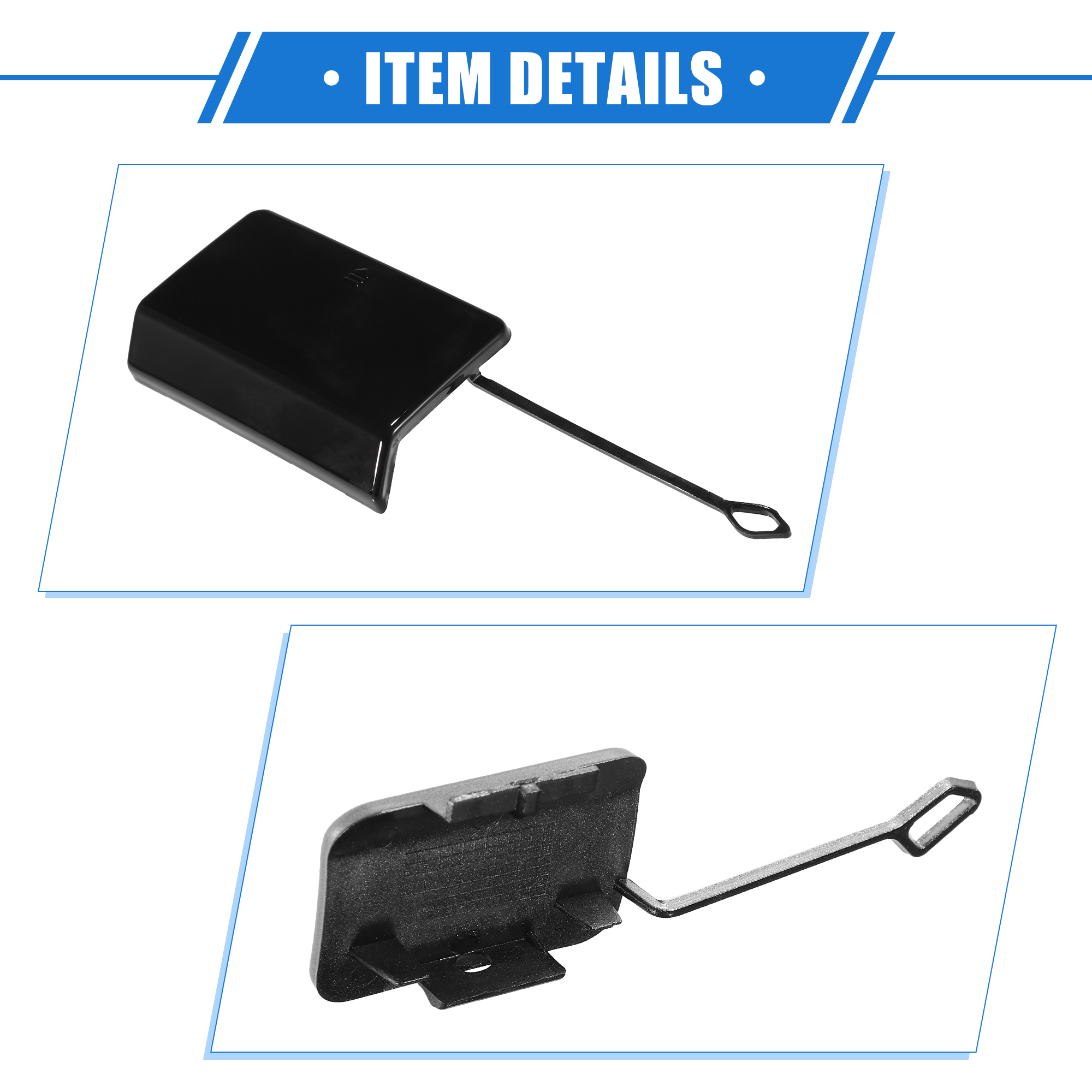 Unique Bargains Car Tow Hook Eye Cover Cap for Mercedes-Benz E550 2010-2013