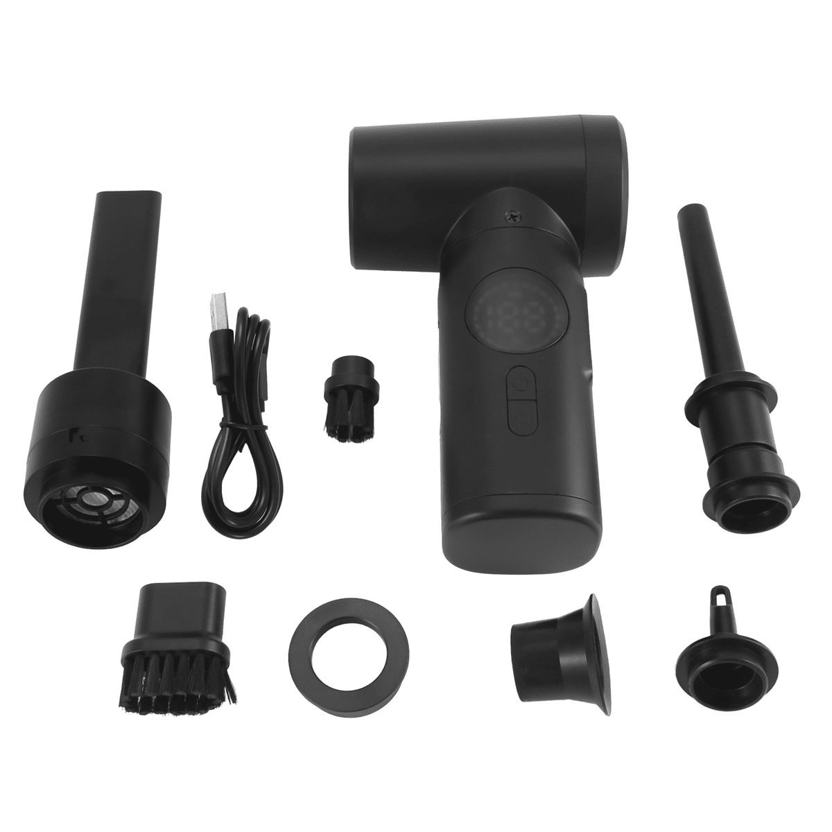 6000mAh Portable Compressed Air Duster Cleaner Cordless Duster for Keyboard Computer Cleaning