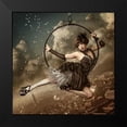 thumbnail image 2 of Murakami, Kiyo 12x12 Black Modern Framed Museum Art Print Titled - the greatest show in the sky, 2 of 5
