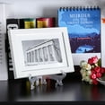 thumbnail image 4 of Hestya Clear Plastic Easel Plate Stands Holders Picture Easel (4/6/ 8 Inches, 15 Pieces Clear), 4 of 6