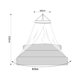 thumbnail image 2 of Mosquitera para cama con dosel, mosquitera colgante grande, mosquitera para cuna, niño, doble hamaca individual, instalación rápida y fácil Triomphe 0,6 x 2,3 x 8,5 m (blanco) JAMW Sencillez, 2 of 5