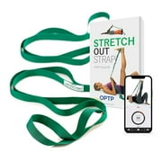 The Original Stretch Out Strap with Exercise Book, Top Choice Stretch Out Straps for Physical Therapy, Yoga Stretching Strap or Knee Therapy Strap by OPTP