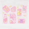 thumbnail image 4 of Hello Kitty And Friends Womens' Snacks And Games Grid Design T-Shirt, 4 of 4