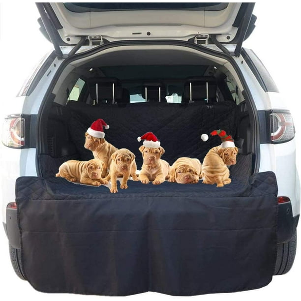 Waterproof & Nonslip Dog Trunk Cargo Cover Mat for Backseat, Dog