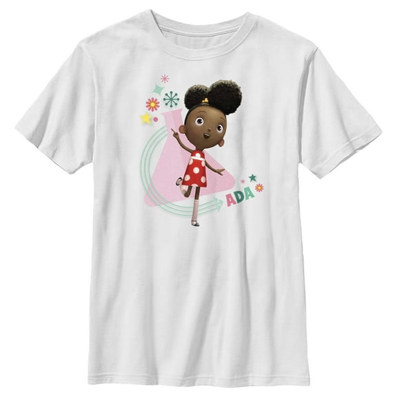 Boy's Ada Twist, Scientist Pose Graphic Tee White X Small