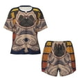 thumbnail image 4 of Xecao Pug dog Yoga print Swimsuit for women, Summer-ready, sporty style.Quick-dry fabric. Many sizes & colors., 4 of 9