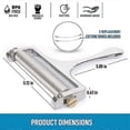 thumbnail image 3 of Heavy Duty Stainless Steel Cheese Slicers Premium Adjustable Thickness Cheese Slicer 2 Extra Wires, 3 of 5