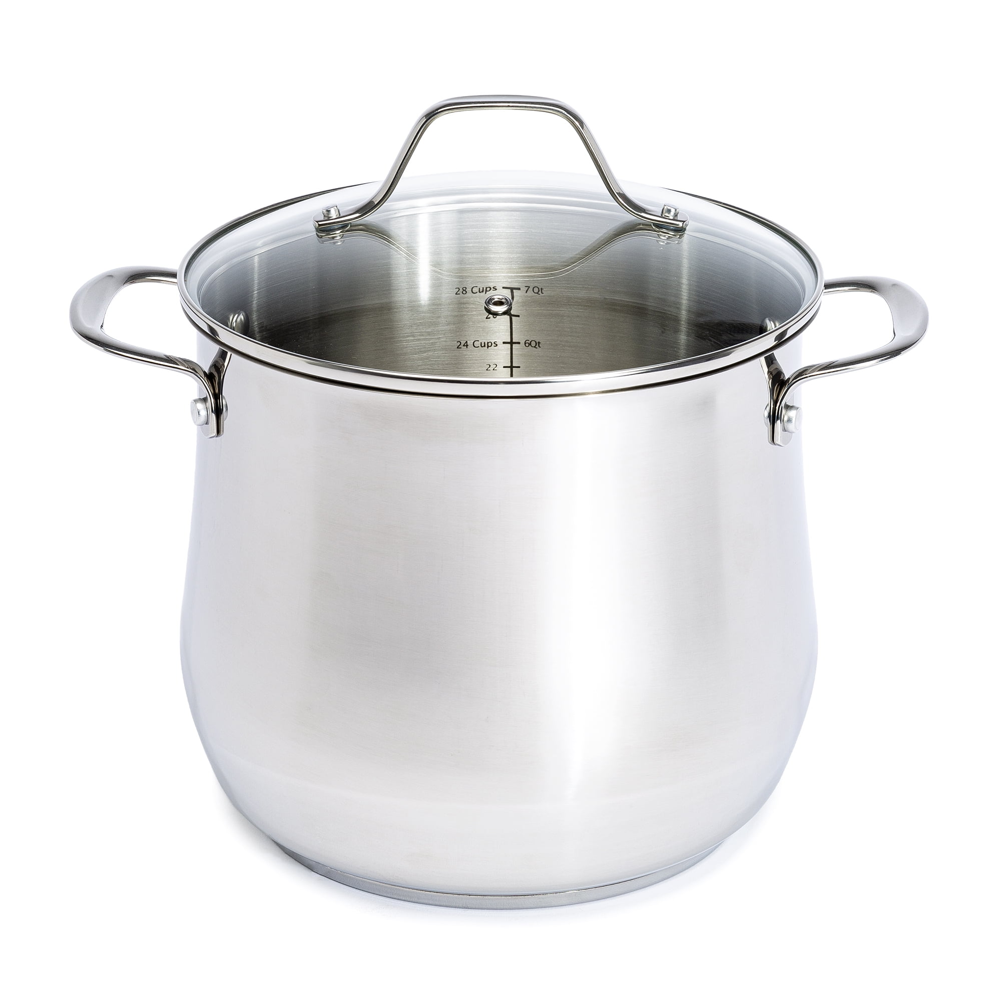 Lo-Heet Deluxe Tri-Ply Stainless Steel 8 quart Pot USA