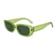 thumbnail image 3 of Gafas de sol rectangulares negras y verdes para mujeres y hombres, gafas de sol modernas de estilo retro con protección UV 400 y marco cuadrado, 3 of 5