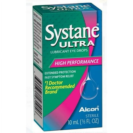 Systane Ultra Dry Eye Care Symptom Relief Eye Drops, 10 Ml, 6-Pack