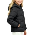 thumbnail image 5 of Mitankcoo Girls Hooded Puffer Jacket Quilted Warm Winter Coat with Zipper and Pockets Lightweight Outerwear 1-8Y, 5 of 5