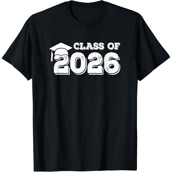 t-shirt Class Of 2026 Shirt Senior Graduation 2026 T-Shirt mens,black,women,funny,men,journey,Crew Neck, Short Sleeve,printing