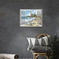 thumbnail image 6 of Coastal Lighthouse Bathroom Decor Wall Art Nautical Beach Wall Decor Seaside Scenery Pictures Canvas Painting Framed Artwork for Bathroom Living Room Bedroom 16''x12'', 6 of 7