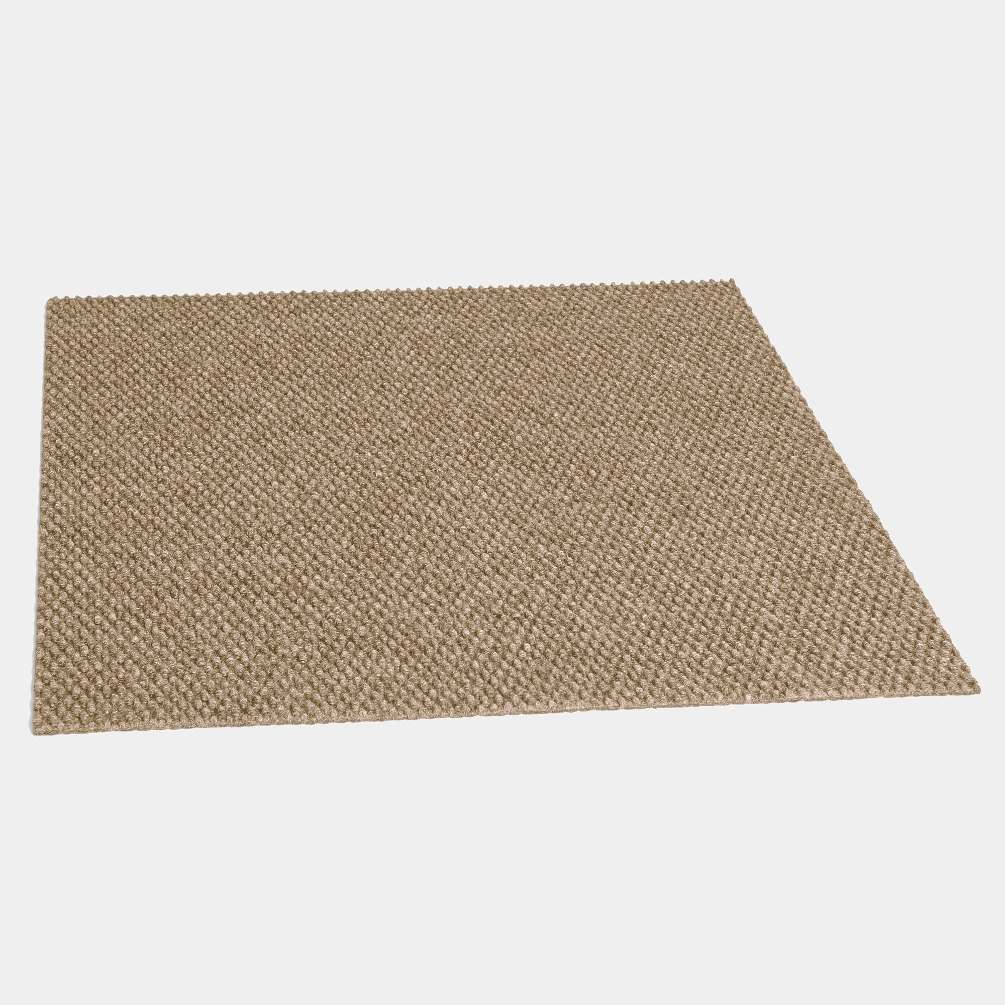 Foss Floors Taupe 24'’ x 24’' Peel and Stick Indoor/Outdoor Hilltop Carpet Tile 36 sq ft 16 Piece
