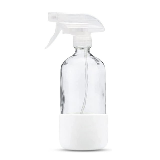 Desinfectante de manos transparente de 500 ml en botellas separadas.