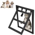 thumbnail image 1 of Pet Door for Screen Door, Pet Screen Door, Doggy Door with Magnetic Flap Lockable Cat and Dog Door for Existing Screen/Sliding Door, Window and Porch, Small Medium Cat Dog Freely Entry and, 1 of 8