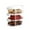 White, variant on 3 Piece Stackable Kitchen Storage Box Set Seasoning Condiment Jars Containers with Airtight Lids for Flour Spices Tea Coffee Sugar Food Organization Counter Tops Cabinet Space Saving Design