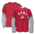thumbnail image 5 of S17-MAR-CAR-05 Highlight Tee, Marines, Cardinal, 2X, 5 of 5