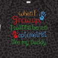 thumbnail image 4 of Inktastic Optometrist Like Daddy Boys or Girls Baby Bodysuit, 4 of 5
