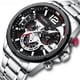 thumbnail image 2 of Reloj de hombre Calendario Reloj de hombre Reloj de acero con seis agujas Reloj de cuarzo Reloj deportivo para hombre, 2 of 5