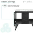thumbnail image 3 of Annecy 36 in. Phantom Black Bathroom Vanity With White, 3-Hole Ceramic Sink Top, 3 of 12