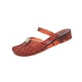 thumbnail image 2 of Willtoo Women's Jelly Shoes Slip on Mules Sandals Pointy Square Toe Strap Mary Jane Slides Low Heel Hollow Out Transparent Glitter Beach Summer Vacation, 2 of 6