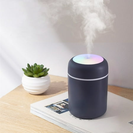 

ZHONGXJY Rainbow Mini Humidifier Low Noise USB Humidifier Atmosphere Light Car Desktop Humidifier Breathing/Sleep Health Humidifier/Air Purifier