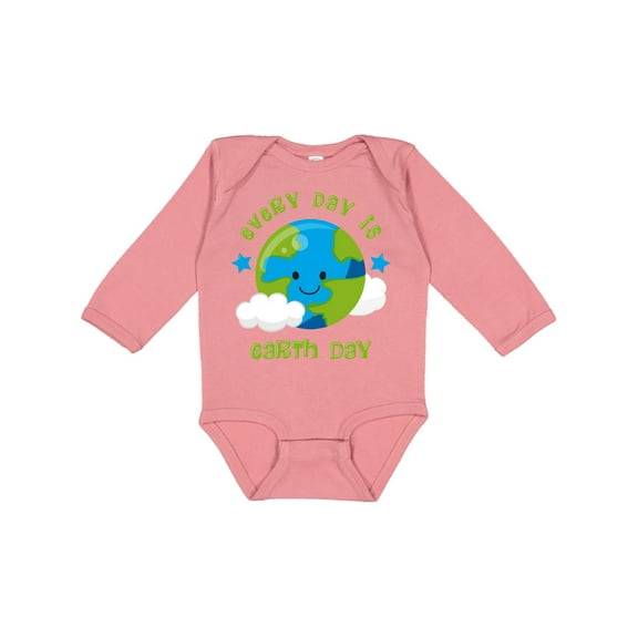 Inktastic Every Day Earth Day Boys or Girls Long Sleeve Baby Bodysuit