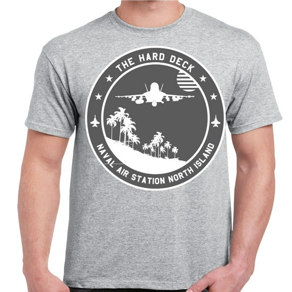 Hard Deck Bar North Shore Shirt Athletic Grey Shirt-Large
