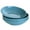 Dots Blue, variant on Bestone 4 Piece 9.3 Inch Stoneware Pasta Bowl Set,Grey Dinner Bowls，40-oz