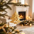 thumbnail image 6 of Christmas Tree Ornament Metal Hanging Craft Xmas Gifts Tree Hanging Craft Collectible DIY Pendant for Home Party Decor Personalized Holiday Gift for Xmas Tree, 6 of 6