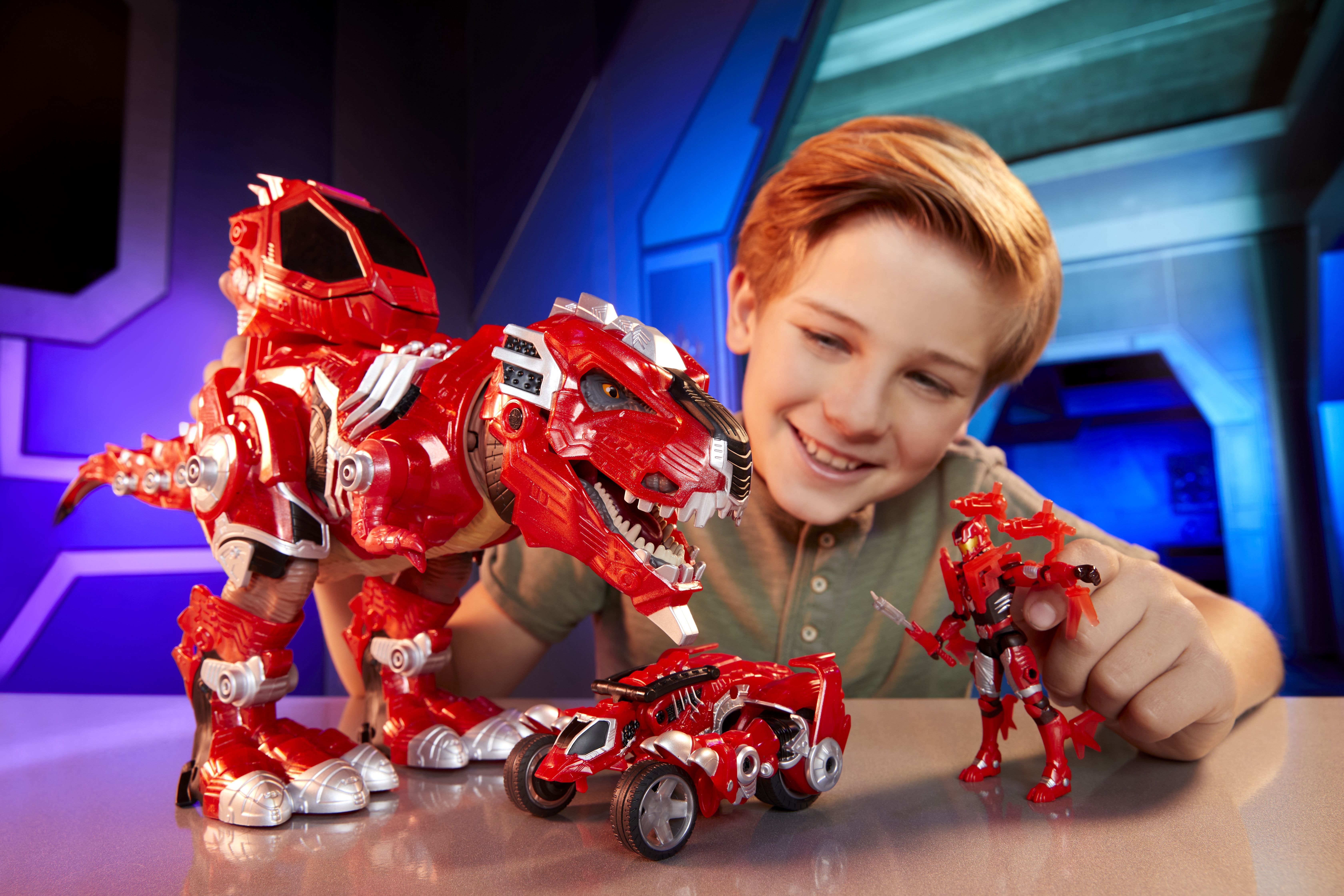 Armorsaurs Evolver Ajax Transforming Dinosaur to Vehicle Toy, 2-in-1 Dino Figure with Multi-Step Conversion, Kids, Boys, Girls, Ages 6+