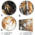 thumbnail image 3 of DESIGN ART Designart "Yellow Floral Bamboo Tranquility I" Floral Metal Wall Art 32 in. wide x 24 in. high, 3 of 5