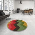 thumbnail image 3 of Ahgly Company Indoor Rectangle Patterned Red Novelty Area Rugs, Swatch Sample, 3 of 6