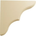 thumbnail image 3 of Ekena Millwork 1 3/4"W x 7 1/2"D x 7 1/2"H Stratford Wood Bracket, Maple (6-Pack), 3 of 4
