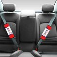 thumbnail image 2 of Chririnla Croatia Flag Theme Seatbelt Cushion Accessories 2 Pack, Car Seat Belt Pads Polyester SBR Composite Soft Breathable for Auto SUV Truck, 2 of 8