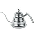 thumbnail image 1 of Cafetera de Acero Inoxidable Nikou Cuello de Cisne 1,2 L Plateada, 1 of 5
