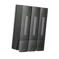thumbnail image 5 of WeiLaiKeQi 3 Chamber Shower Soap Dispenser Shampoo and Conditioner Dispenser for Office Gray, 5 of 9