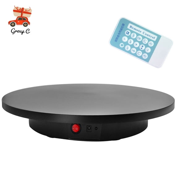 PEAKORA42cm 360° Remote Control Electric Turntable for Stunning Product Displays