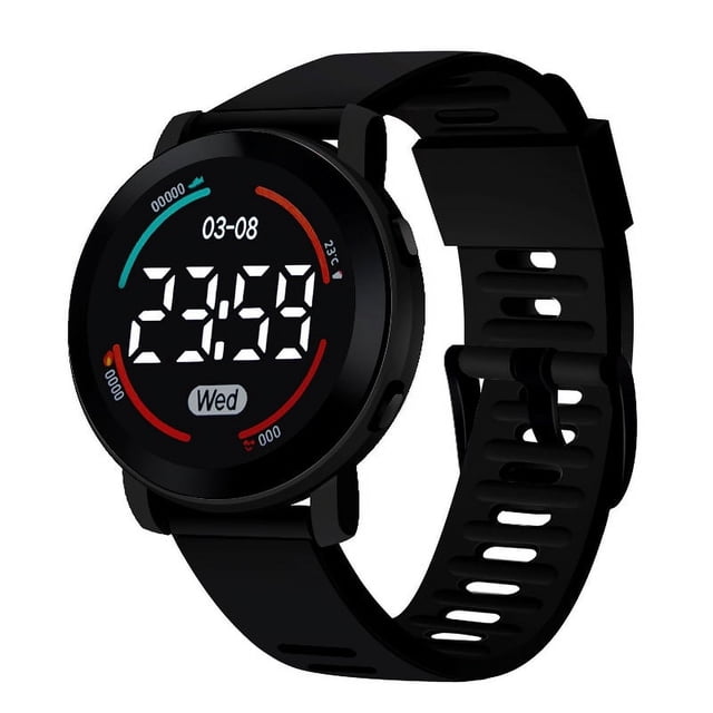 Reloj electrónico para estudiantes de secundaria, reloj deportivo para parejas, resistente al agua, redondo, ligero, de lujo, reloj electrónico para niños