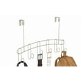 thumbnail image 4 of ClosetMaid 6-Hook Over-The-Door Org, Nickel, 4 of 4