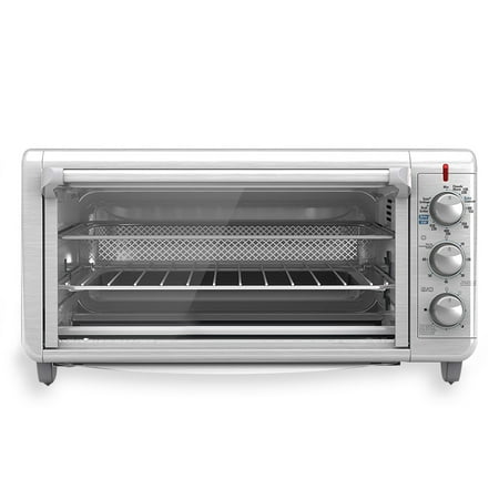 

Extra Wide Air Fry Toaster Oven Silver 21.5 D x 23 W x 11.2 H 120V 1500W
