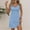 112#Sky Blue, variant on GXIPO Summer Dresses for Women Beach Boho Sleeveless Vintage Solid Flowy Pocket Tshirt Tank Sundresses White 2XL