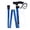 Blue, variant on Walking Stick Telescopic Aluminum Alloy Folding Hiking Trekking Pole Adjustable Outdoor Travel Support Stick Unisex Lightweigh