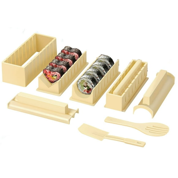 Sushi Chef At Home, Easy Sushi Making Kit For Quick Convenient Gourmet Experiences, Round Sushi Shapes Ideal For Beginners And Families