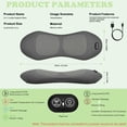 thumbnail image 3 of 2026 Upgraded 3-In-1 Lumbar Support Pillow With Remote Control, Triple Fusion Back Massager With Heat, Vibration & Stretching, Portable Electric Lumbar Pillow For Home, Office, 3 of 8