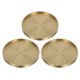 thumbnail image 5 of Posavasos de cobre de 3 piezas para taza de agua, posavasos decorativos para mesa, 5 of 5