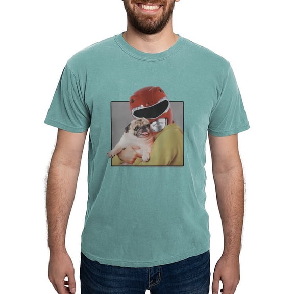 CafePress - Power Rangers Red Ra Men's Comfort Colors® T Shirt - Mens Comfort Colors Shirt