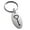 Silver, variant on Stainless Steel Key to My Heart Engraved Small Oval Charm Keychain Keyring